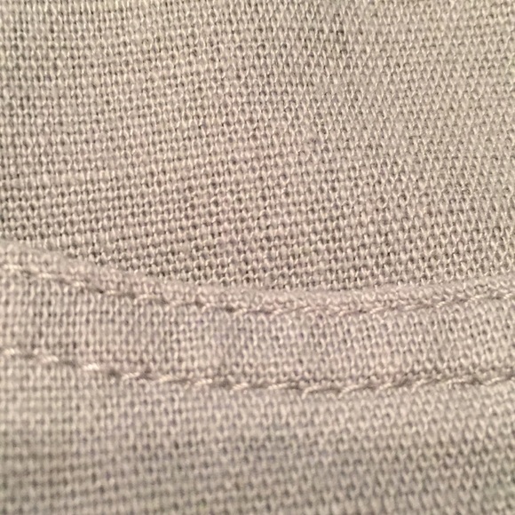 Talbots 14, Linen/Cotton 5 pocket Sage green Jeans - Picture 4 of 4